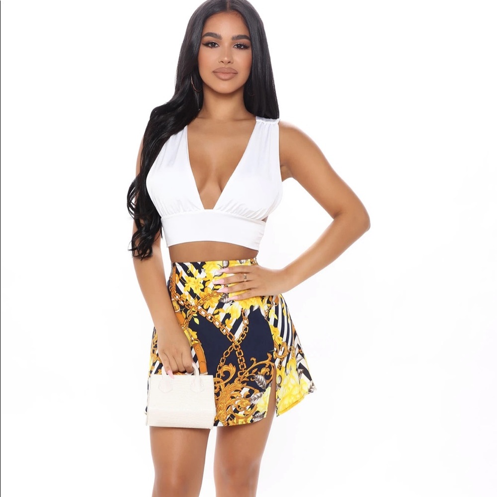 Fashion nova Multicolor mini skirt - Picture 2 of 6